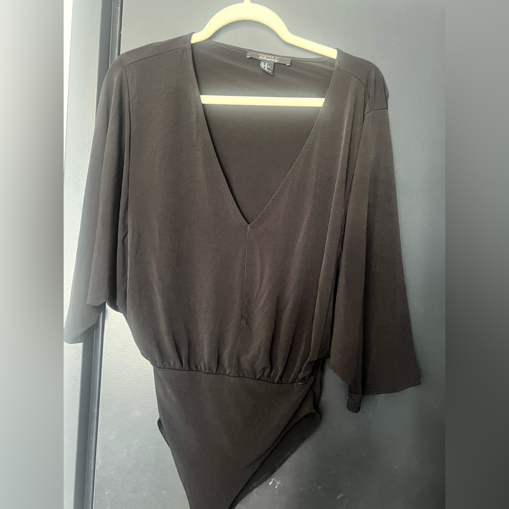 Forever 21 Black and Cream Top